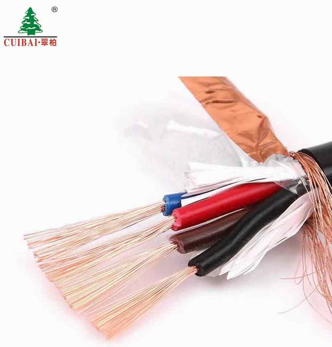 
                                 Cinta de cobre flexible de acero ligero blindado envuelto de medición y protección eléctrica el cable blindado del cable de control de potencia                            