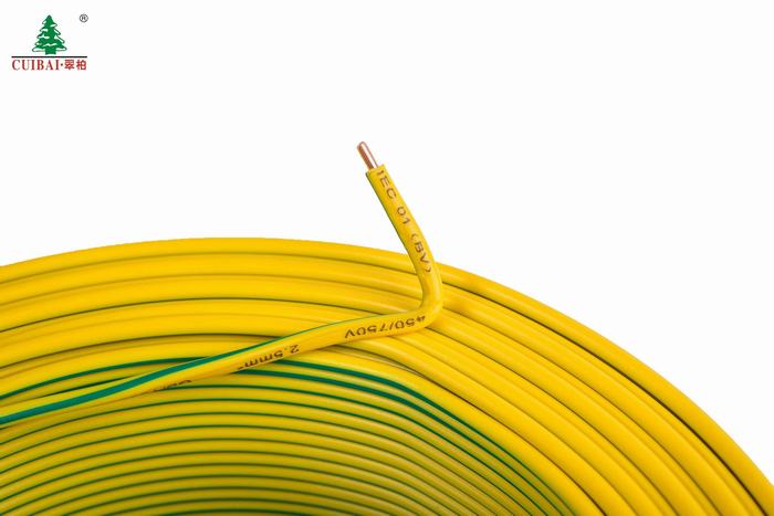 High Standard Flexible Copper Conductor Environment-Friendly PVC Insulation Sheath Electrical Wire