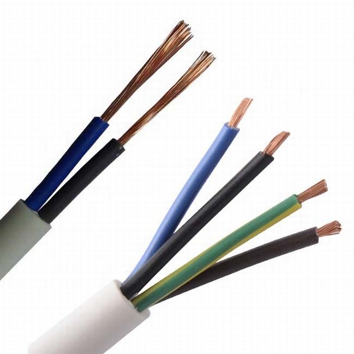 IEC60227 Rvv 5 Core Electrical Flexible Cooper Cable 1.5/ 2.5mm 300/500V