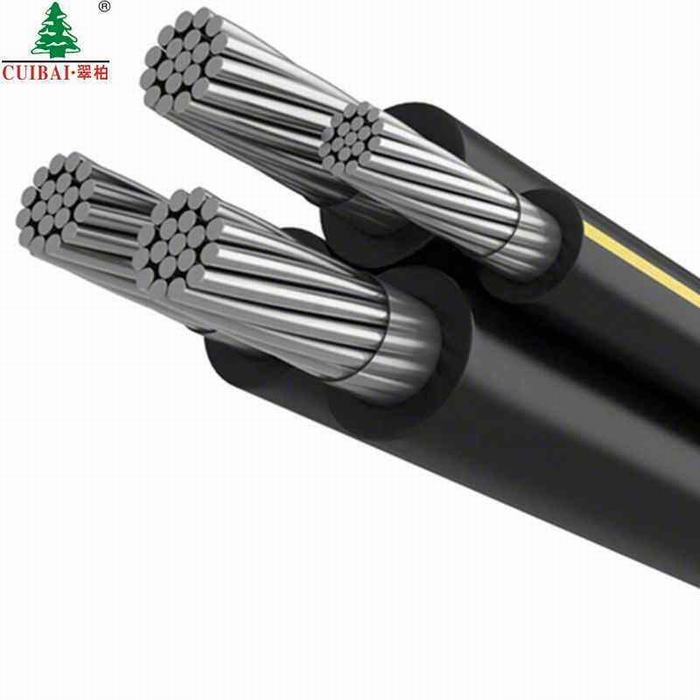 Multi Core ABC Service Drop Aerial Bundled Cable Concentrically&Nbsp; Stranded Overhead Cable