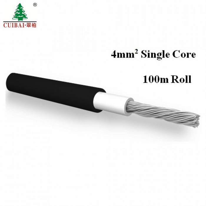 PV1-F/TUV/UL Approved 600/1000V electrical DC PV Solar Cable 4mm