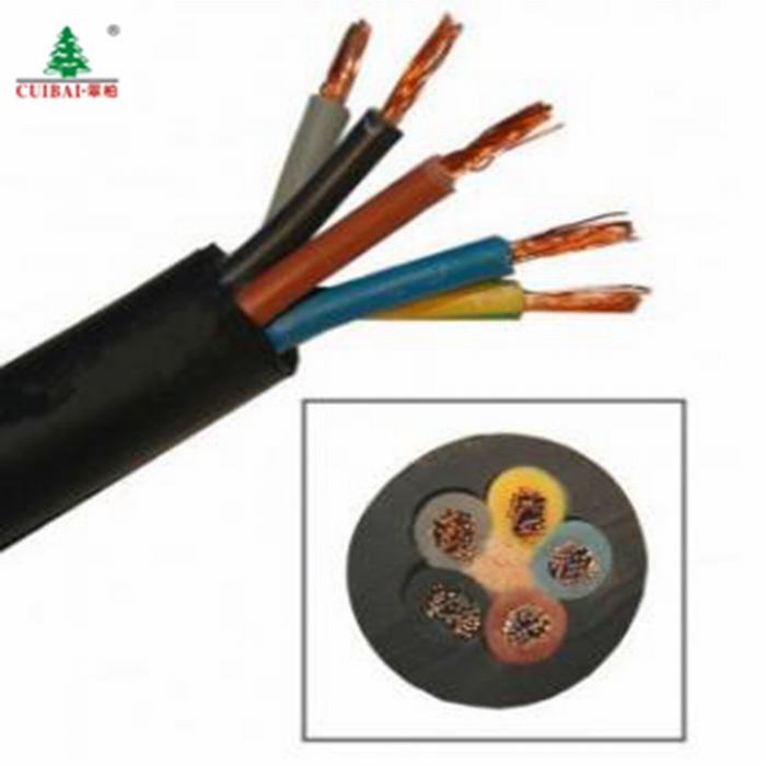 
                                 Isolation en PVC avec gaine tresse de blindage du fil électrique Conditions sec ou humide le câble de commande                            