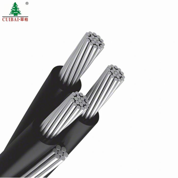 XLPE Insulated Covered Aluminum Conductor Overhead Urd ABC (Aerial Bundle Cable) Electricity Distribution Control Electrical Wire Cable for Power Transmission