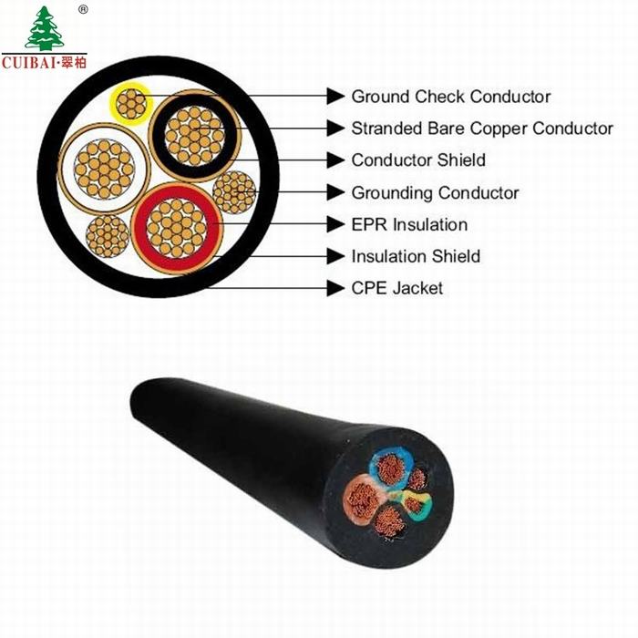 
                                 Bainha em PVC Isolados em XLPE condutores de cobre a utilização flexível do cabo de comando eléctrico (KYJV KYJVP)                            