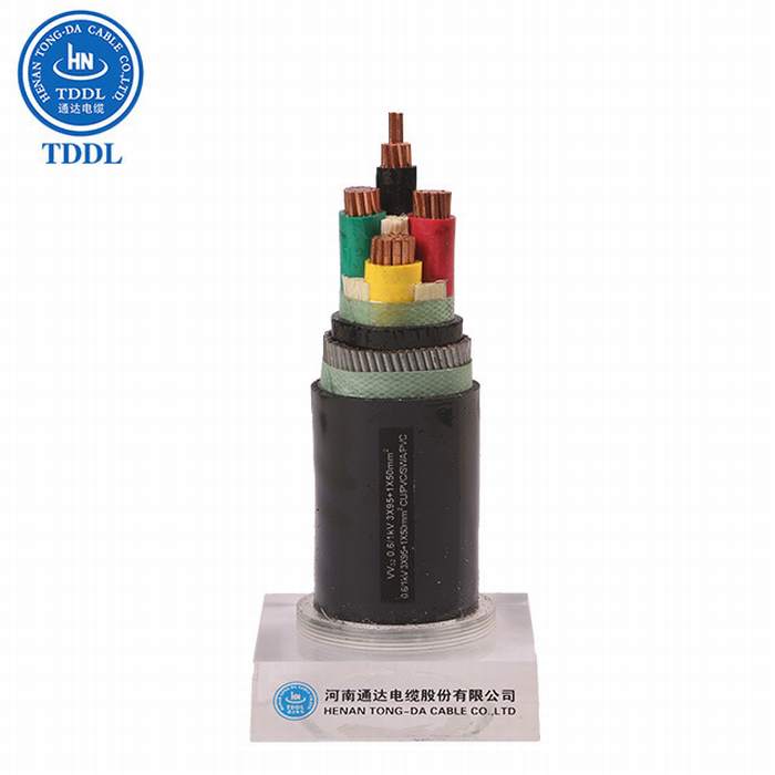 0.6/1kv-4 Core Copper Conductor PVC Insulated Steel Wire Armored PVC Sheathed Power Cable Nyry