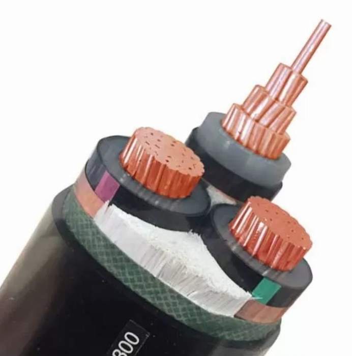 3 Cores Mv XLPE Electrical Cable Copper Conductor for Industrial Plants