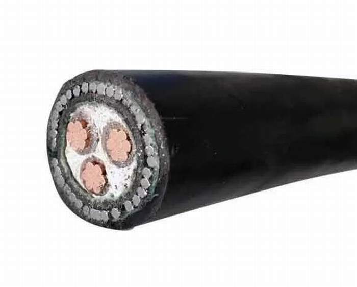 
                                 35кв Hv Swa 3X70мм2 медная лента экран кабеля питания XLPE бронированных подземных электрических кабелей                            