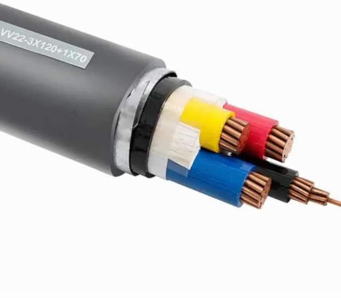 4 Core PVC Insulated Cables 0.6 / 1kv PVC Electrical Cable 1.5sqmm - 1000sqmm