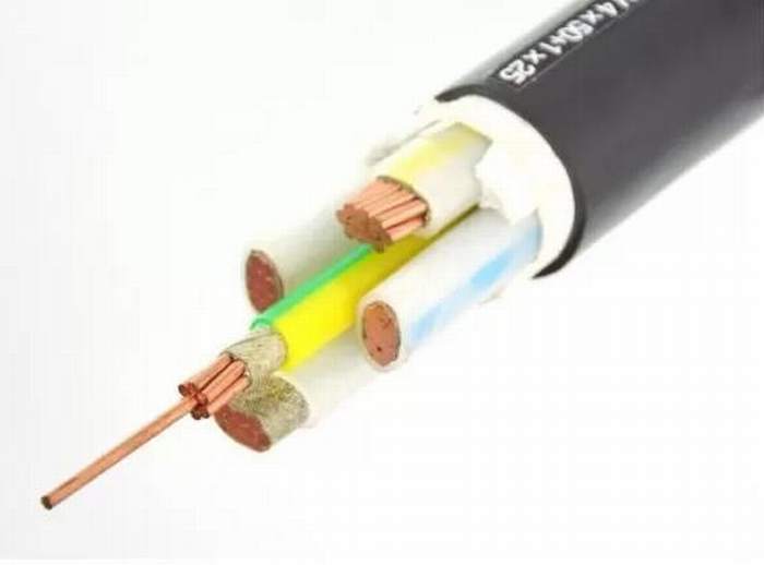 4 Cores Fire Resistant Cable Mica Tape XLPE Insulated Sheathed Fire Proof Cable 0.6 / 1kv