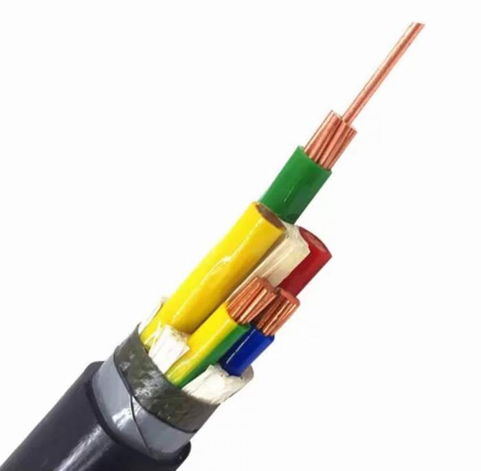 
                                 Cable de alimentación de 5 núcleos aislados de cloruro de polivinilo blindados metálicos Cable eléctrico opcional                            