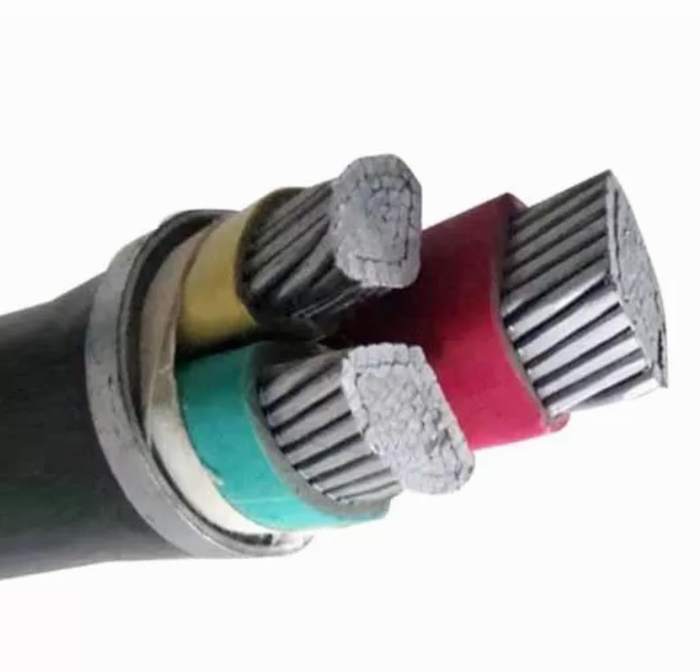 
                                 600/1000V compactado Al Conductor PVC cabos isolados com bainha de cabo de alimentação                            