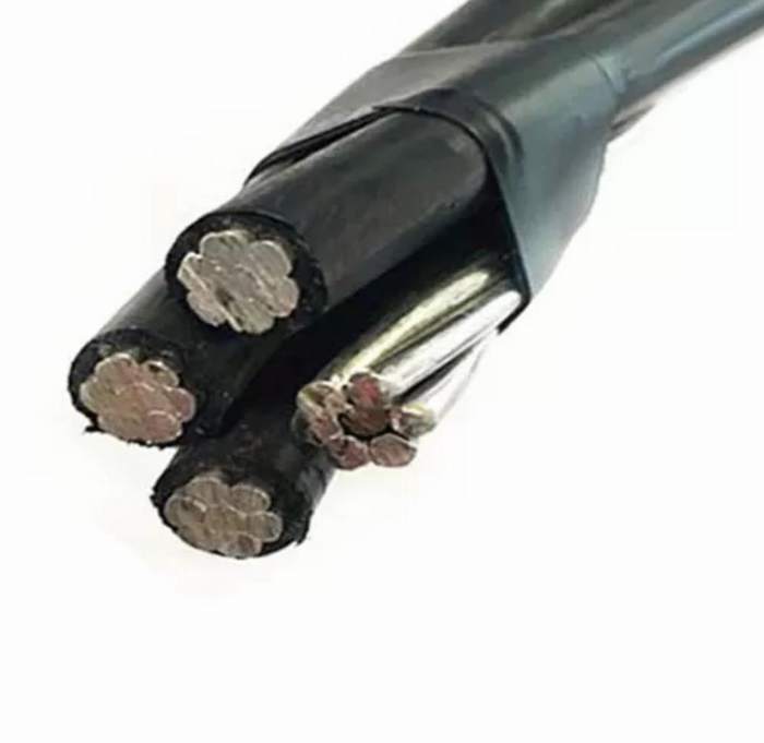 Al Conductor LDPE HDPE XLPE Insulated Cable 1kv Low Voltage Service Drop Cable