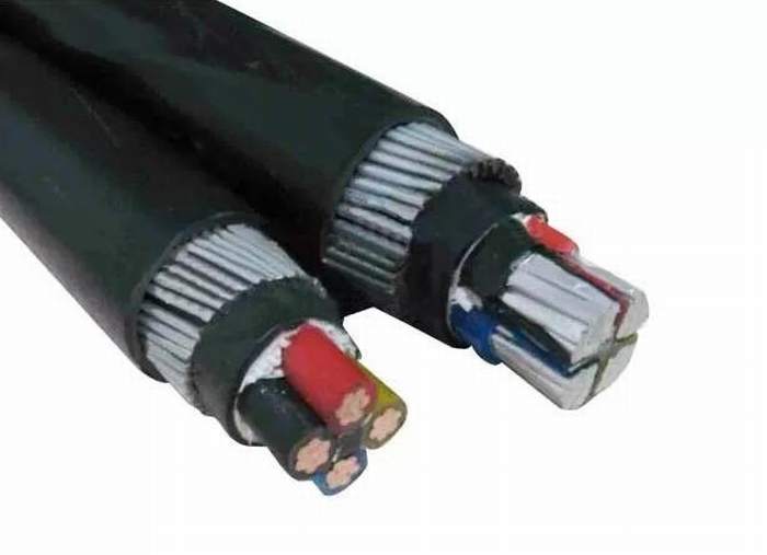 
                                 Медь / алюминий проводник Swa бронированных XLPE электрического кабеля с изоляцией из ПВХ                            