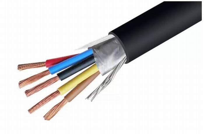 
                                 Cobre trenzado flexible H05VV-F El Cable Eléctrico Cable 300 / 500V de tensión nominal                            
