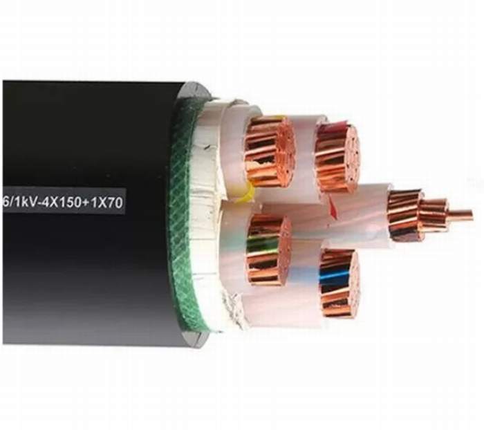 Good Quality Cu/XLPE/PVC-0.6/1kv 3X120+2X70mm2 XLPE Insulated Power Cable