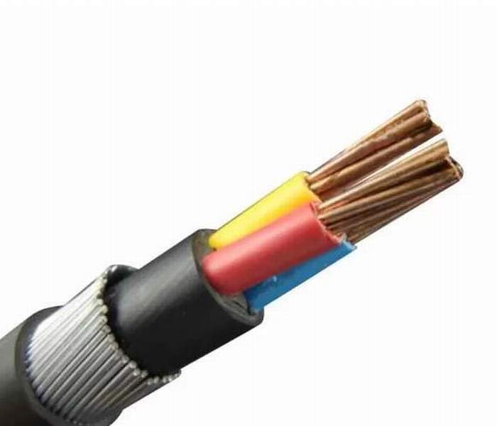 
                                 Tension faible de l'acier câble d'alimentation électrique blindé avec gaine en PVC                            