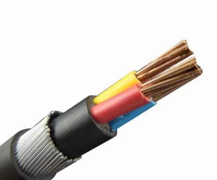 
                                 Isolation en polyéthylène réticulé à basse tension du fil en acier de gaine en PVC blindés Câble électrique 600/10003 câble en cuivre de la phase V                            