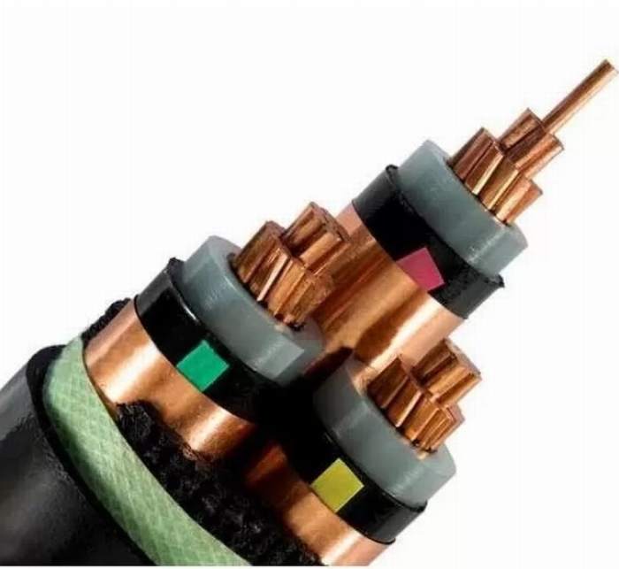 
                                 N2xsry 12/20kv3 X300sqmm Cu / CTS / Isolados em XLPE de PVC de alta tensão dos cabos                            