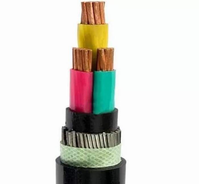 
                                 Пвх 0.6-1кв 3X150sqmm бронированных электрический кабель питания с 90-проводниковый Temp                            