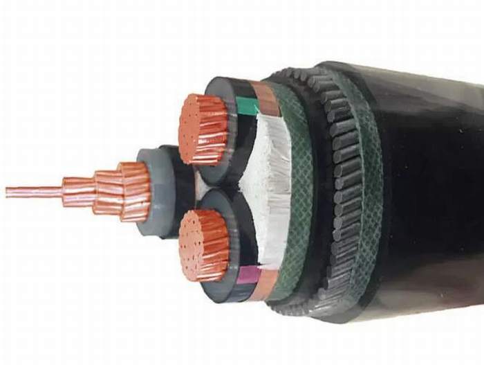 
                                 Revestimiento de PVC de alambre de acero de 90 grados de cable de alimentación blindado N2xy aislamiento XLPE                            