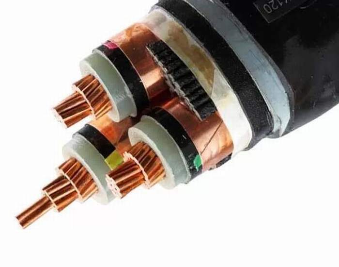 
                                 Fase tres Cu / / XLPE Sta / Cable de alimentación eléctrica de PVC cintas de acero de alta tensión blindado                            