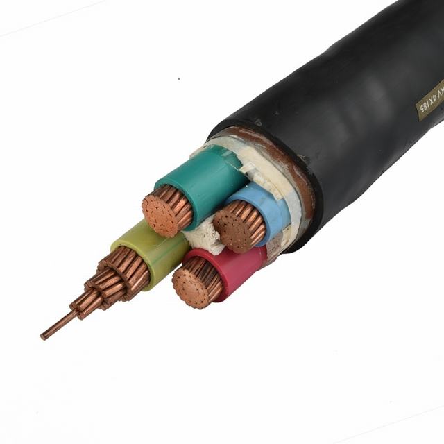 0.6/1kv Conductor de cobre aislados con PVC, PE/Cable de alimentación recubierto de PVC