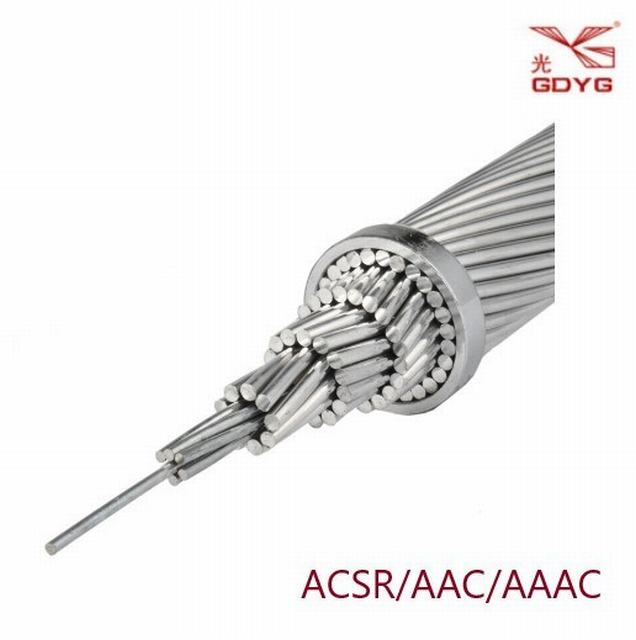  La norma ASTM ACSR Conductor Conductor de aluminio toldo desnudo Conductor de refuerzo de acero de China