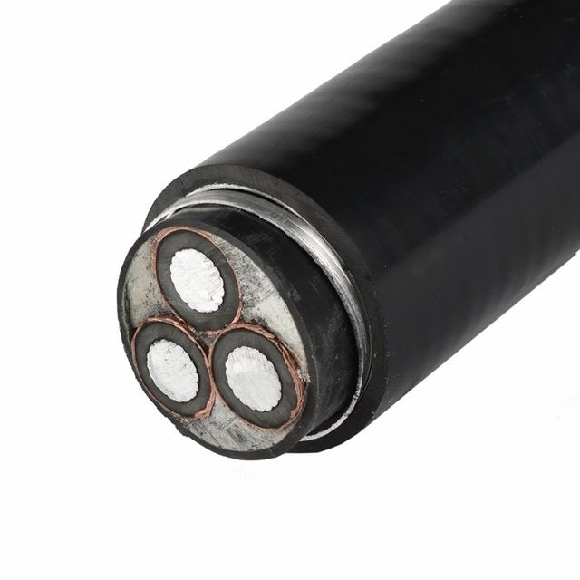  Алюминиевый проводник XLPE изоляцией, PE ПВХ пламенно Сечение электрического кабеля со стальной ленты бронированные.