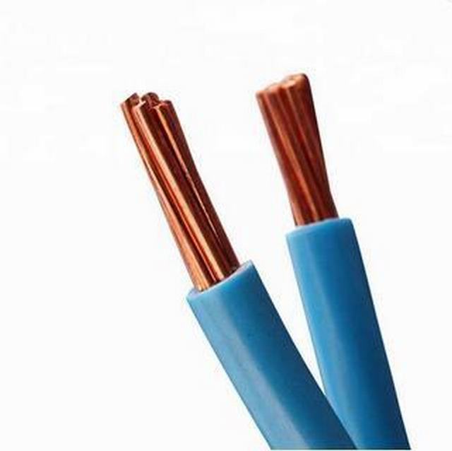  Différentes tailles de 2.5mm câble souple de 4 mm de cuivre isolés de PVC BV BVV bvr sur le fil électrique de construction