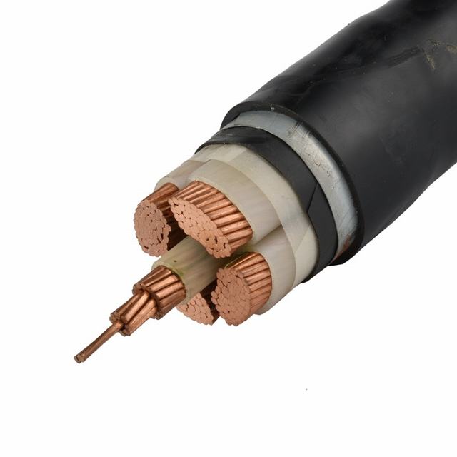  Cable de alimentación eléctrica de cobre subterránea utiliza cable de alimentación Cable recubierto de PVC