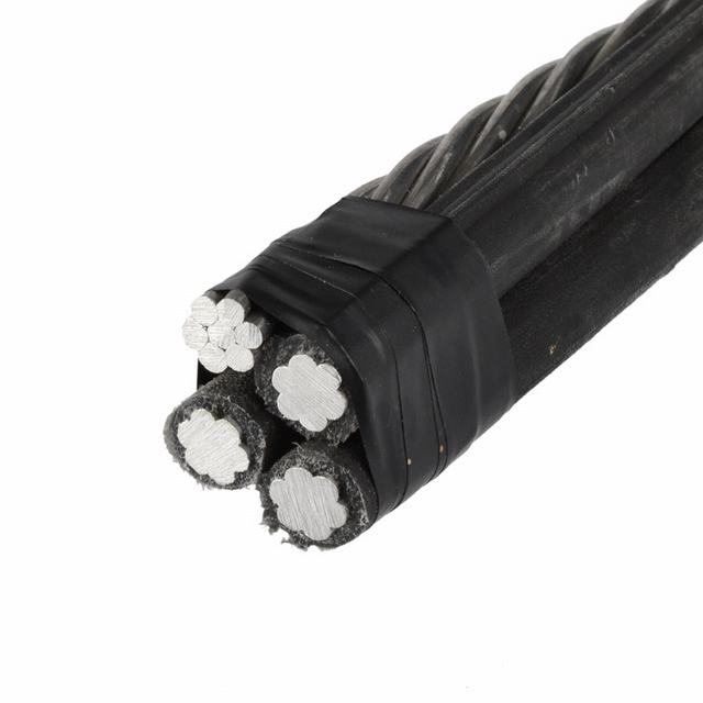  Cable de alimentación eléctrica XLPE/aislamiento de PVC Aluminio Sobrecarga de paquete de antena de cable ABC