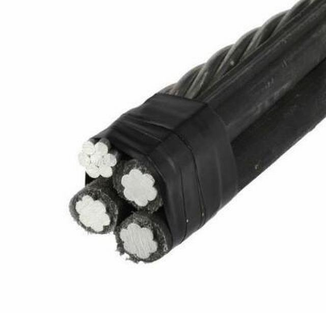  /Électrique électrique XLPE Isolation PVC Aluminium Câble antenne ABC Drop Bundle Câble d'alimentation Câble aérien 0.6/1 Kv