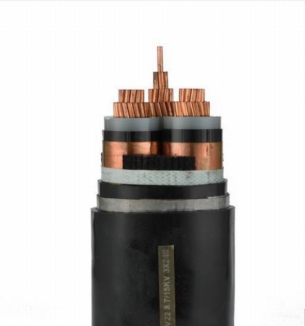  Buena calidad de Conductor de cobre recubierto de PVC aislante XLPE Cable de alimentación eléctrica blindada