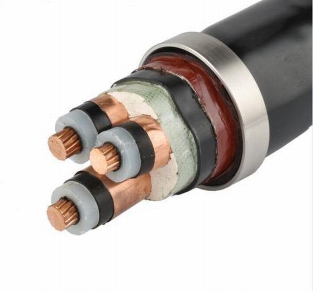  Cable de alta tensión XLPE Cable Blindado aislados con PVC, recubierto de PVC XLPE Cable de alimentación