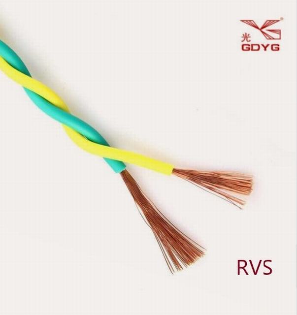  Hot Sale isolés de PVC de base de cuivre du fil électrique sur le fil de la Chambre BV