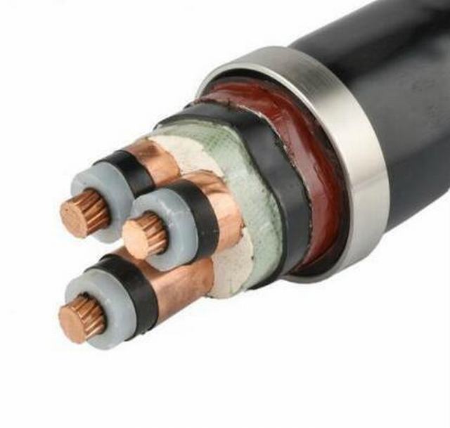  LV 0.6/1kv Gaine en PVC avec isolation XLPE cuivre Câble d'alimentation du fil électrique (Al/Cu/XLPE/PVC)