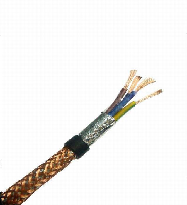 Shielded Flexible Bare Copper PVC Sheath Power Electrical Multi Cores Electric Cable Rvvp
