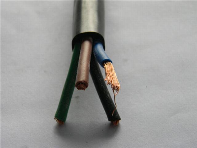 
                                  H07RN-F de 4 Núcleos de cable flexible de goma de 1,5 mm de cable de goma                            