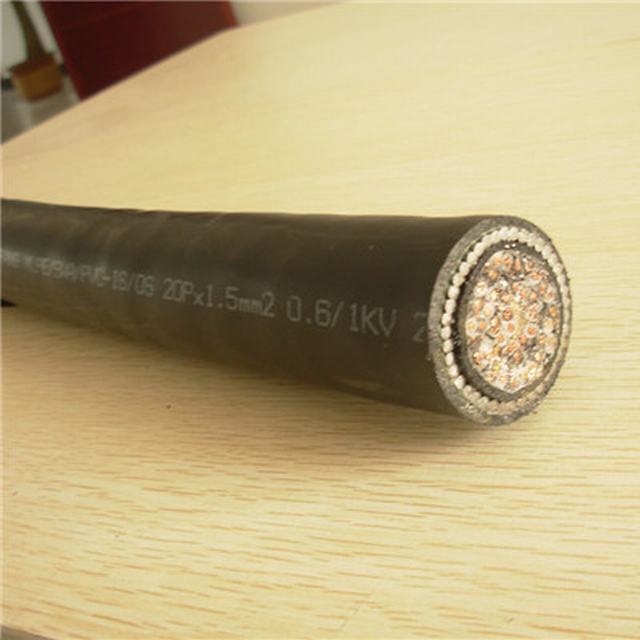  20px1.5mm 0.6/1KV2 Conductor de cobre del cable de instrumento