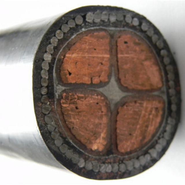 0.6/1kv 4 Cores Copper Conductor XLPE Insulated Armored Power Cable