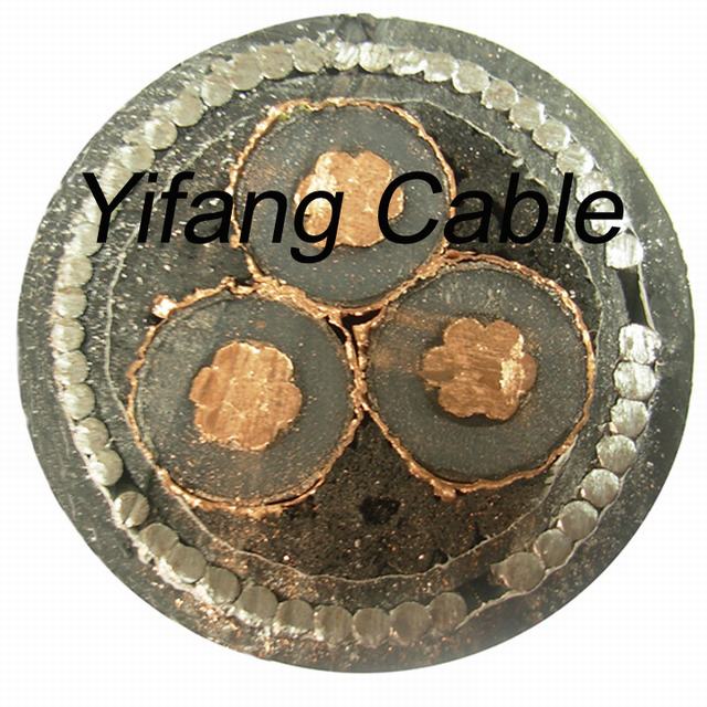  11kv 3/C2 Cable de alimentación de 95mm