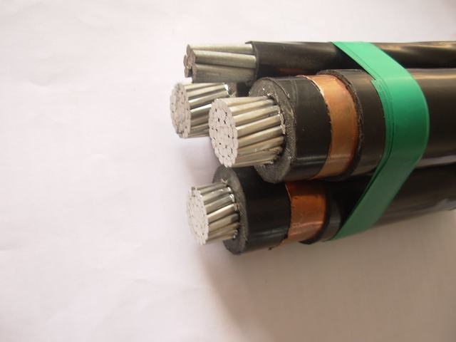  11кв ABC алюминиевого кабеля 3 основных типа А (бронированных) стали Catenary