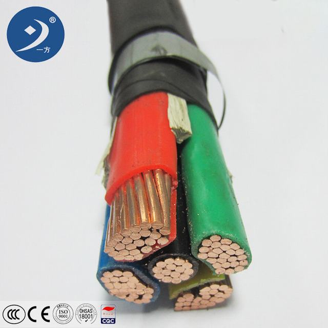 
                                 2 Core 16 mm / 3 Core 150mm2 Câble d'alimentation souterraine en polyéthylène réticulé pour la vente                            
