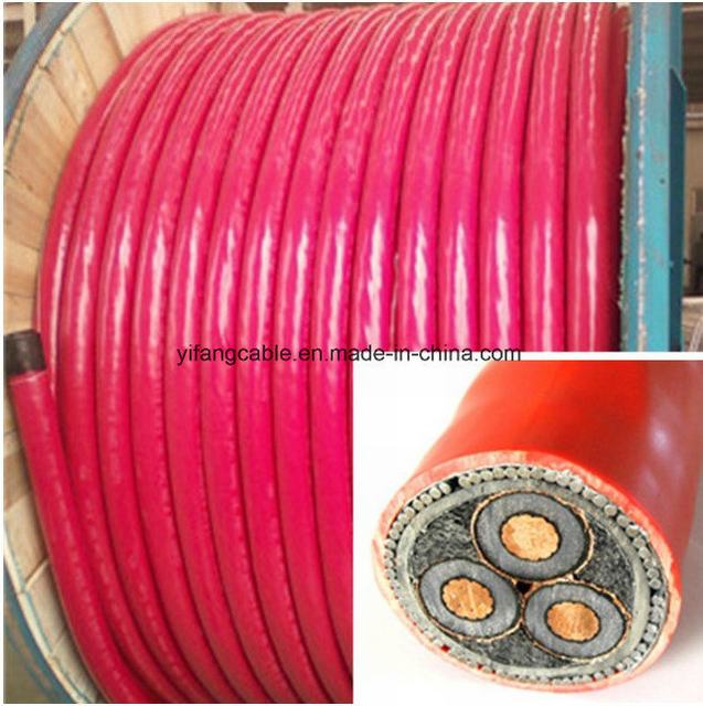  33 Kv de cable de alimentación de alta tensión 35 50 70 95 120 150 185 240mm2 solo núcleo de cobre del cable subterráneo XLPE