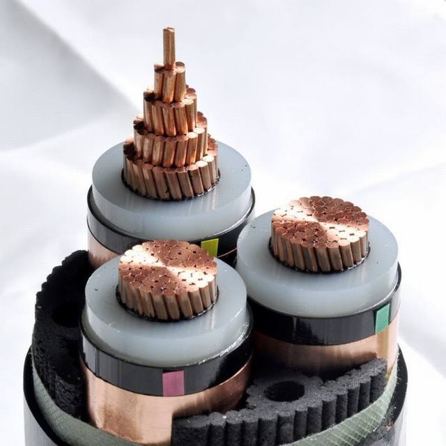 6kv 3X120mm2 XLPE Steel Armored Underground Cable
