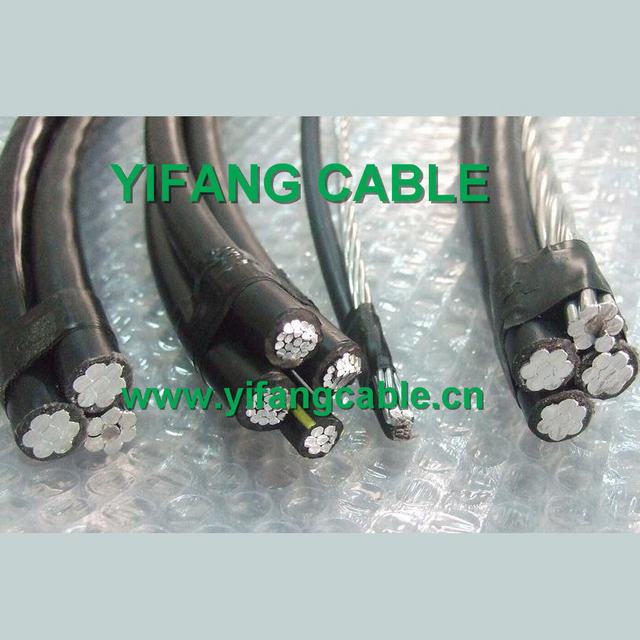  ABC-obenliegendes Kabel, Duplex/Triplex/Quadruplex Kabel