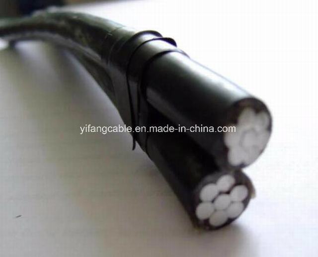  De lucht Gebundelde Kabels 2X10 Sqmm, van het Aluminium XLPE Kabel 2X16mm2 ABC
