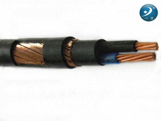  Cable concéntrico 8000 de aluminio de 3 núcleos 6 AWG