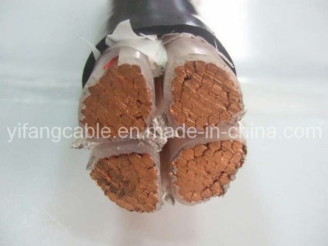  Cu/XLPE/Sta /PVC 4 Núcleos150mm2 Cable de alimentación de cobre