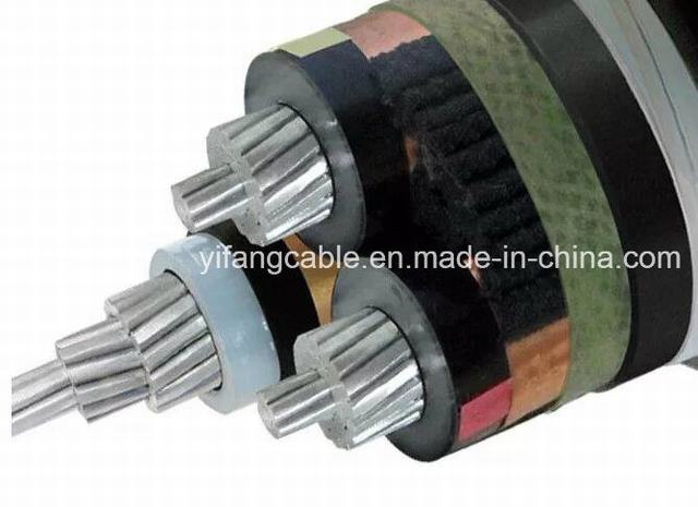 High Tension 20kv 35kv 3 Core Aluminum XLPE Armoured Cable